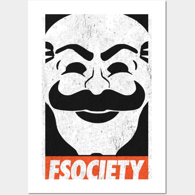 fsociety Wall Art by JCD666